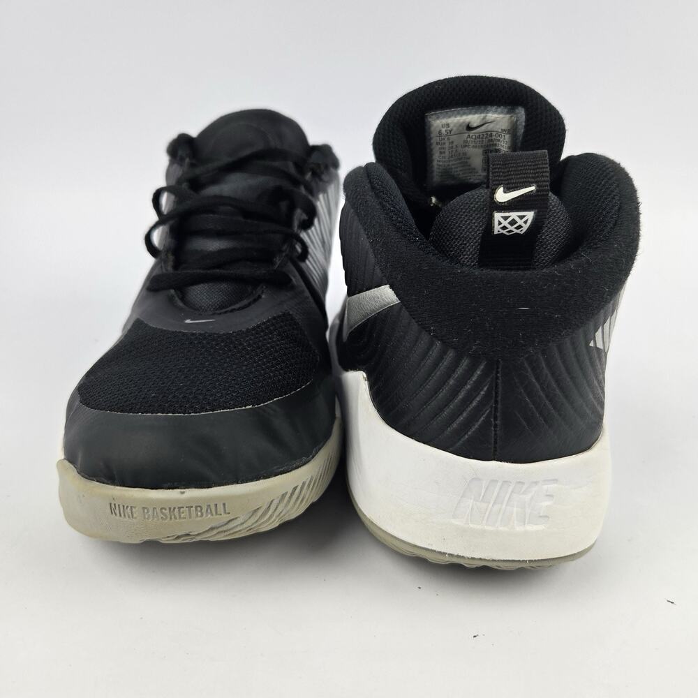 Nike Shoes Boys Size 6.5 Team Hustle D9 Basketball Sneaker Black Mid Top - Picture 6 of 9